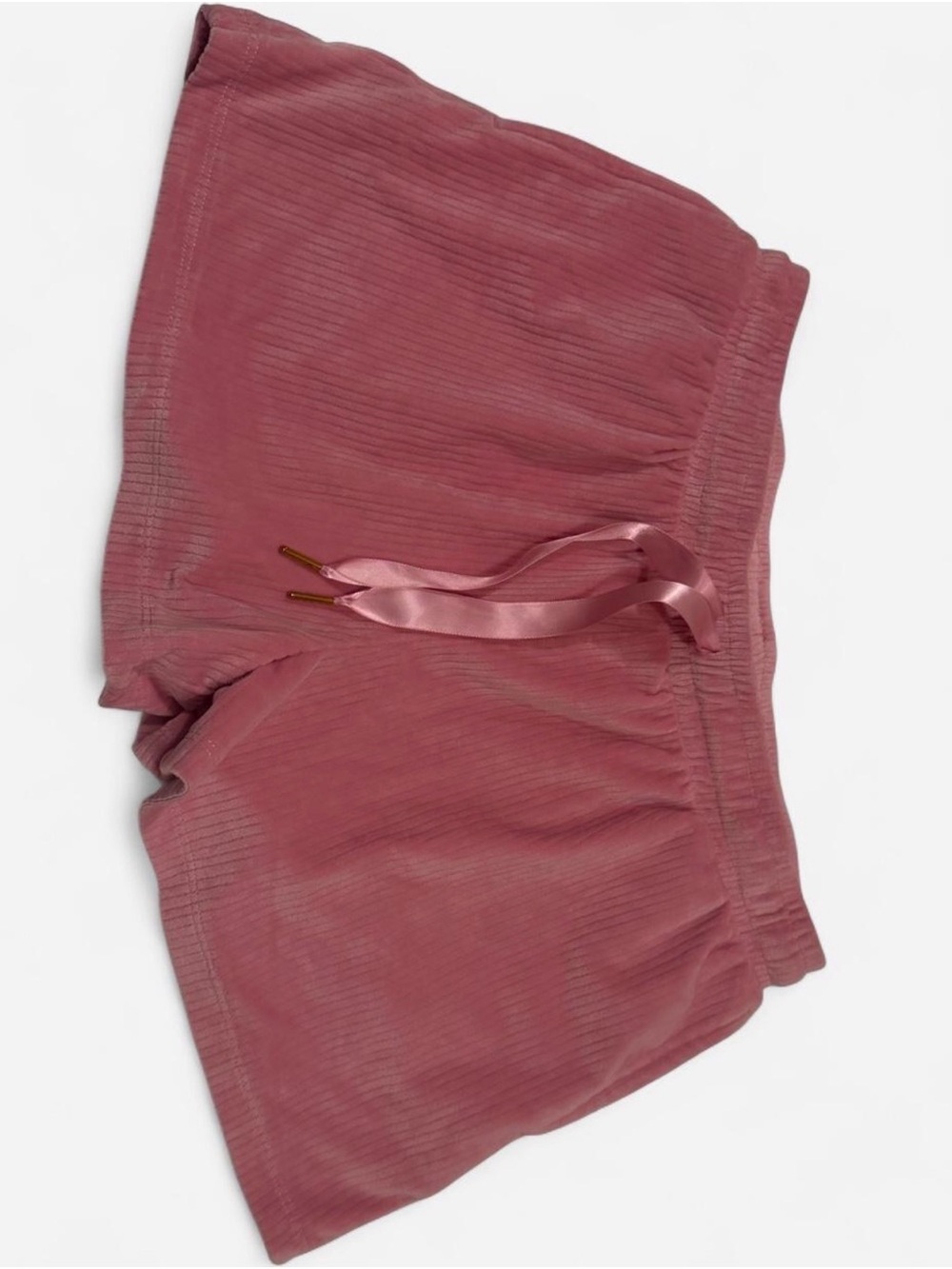 Sincerely Jules Mauve Ribbed Drawstring Lounge Shorts